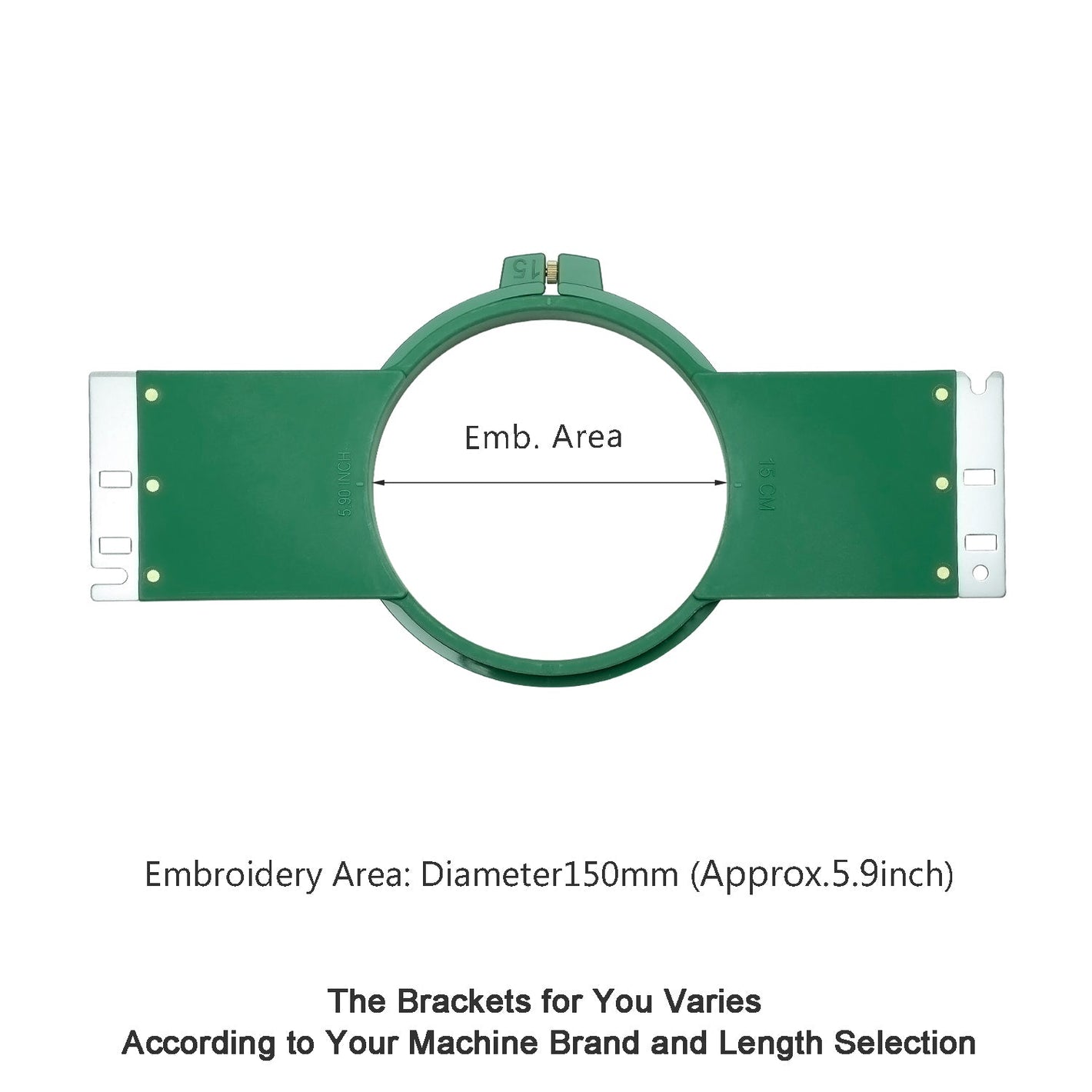 Sew Tech Embroidery Hoop 150mm | 5.9" Round for Melco