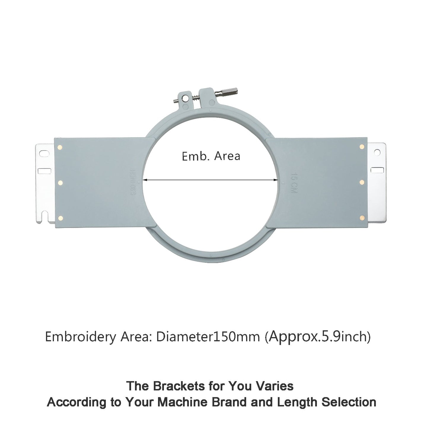 Sew Tech Embroidery Hoop 150mm | 5.9" Round for Ricoma