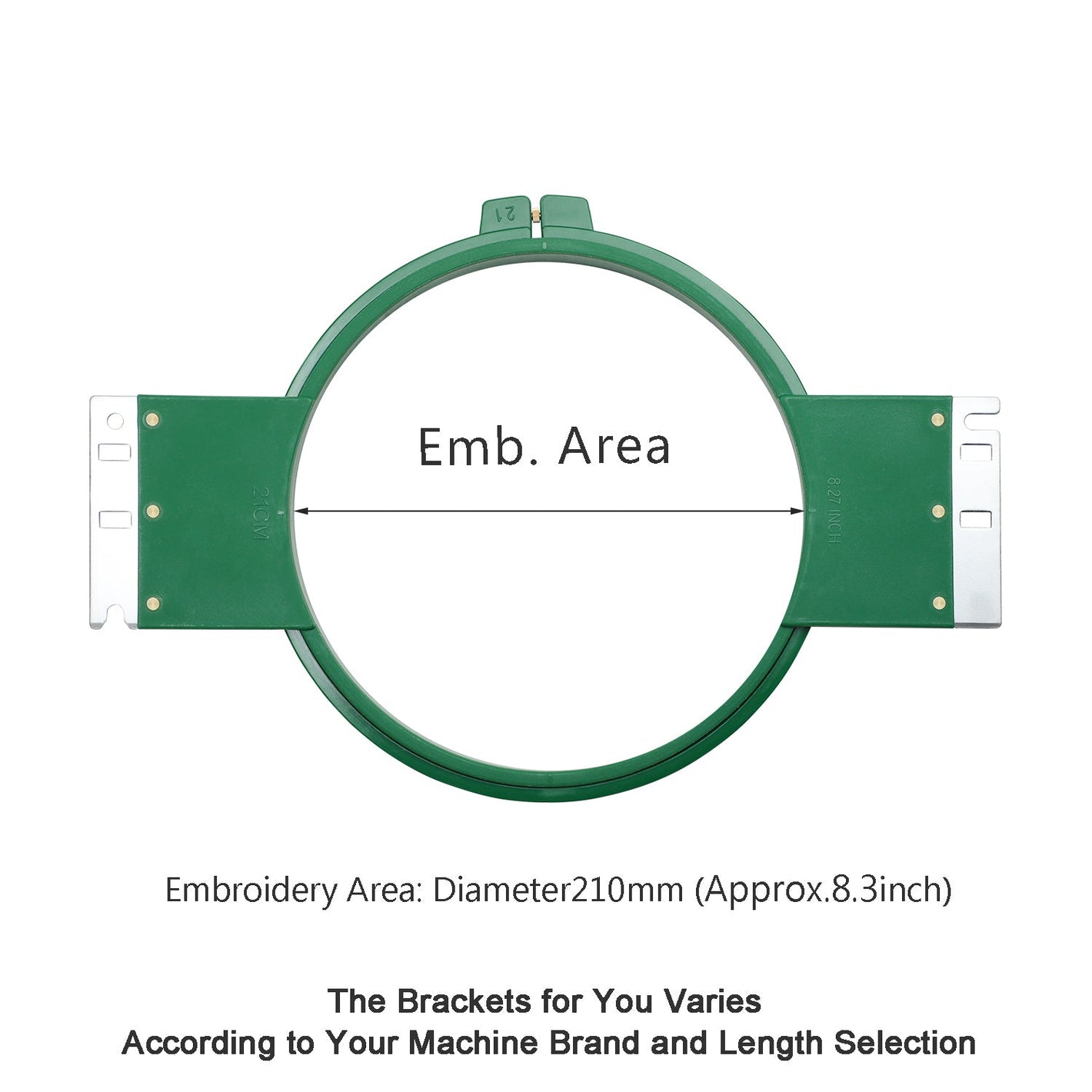 Sew Tech Embroidery Hoop 210mm | 8.3" Round for Melco