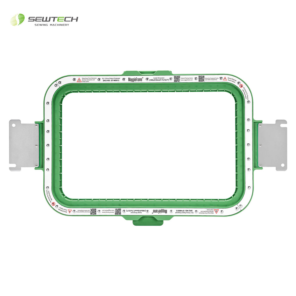 Sew Tech MaggieFrame Magnetic Hoop 195x315mm | 7.7"x 12.5" for Brother PR600 PR1000E PR1000 PR655