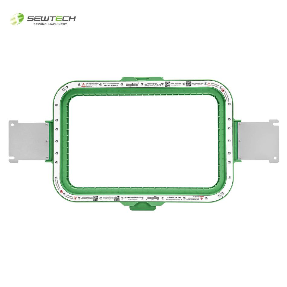 Sew Tech MaggieFrame Magnetic Hoop 195x315mm | 7.7"x 12.5" for Brother PR600 PR1000E PR1000 PR655