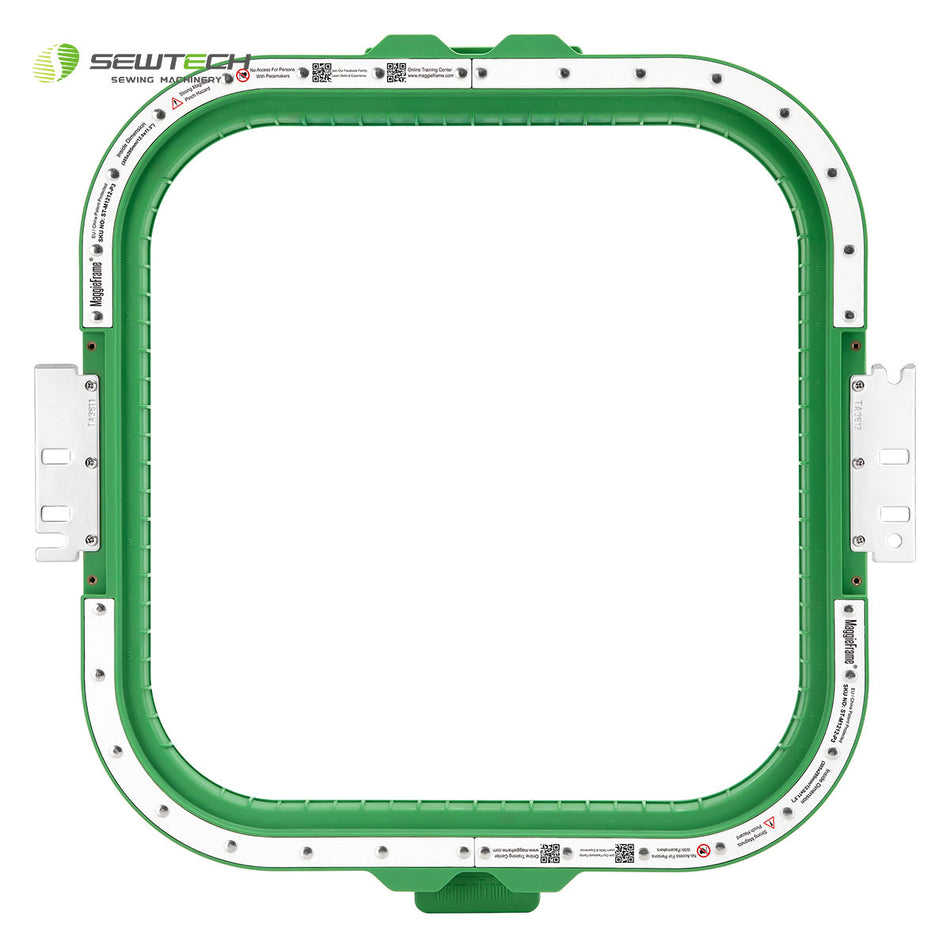 Bastidor magnético Sew Tech MaggieFrame de 305 x 295 mm | 12" x 11,5" para SWF