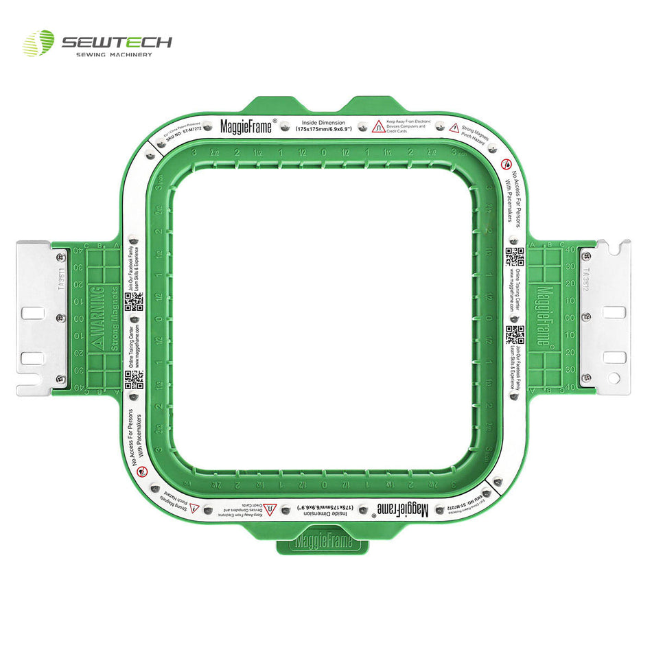 Sew Tech MaggieFrame Magnetic Hoop 175x175mm | 6.9" for Melco