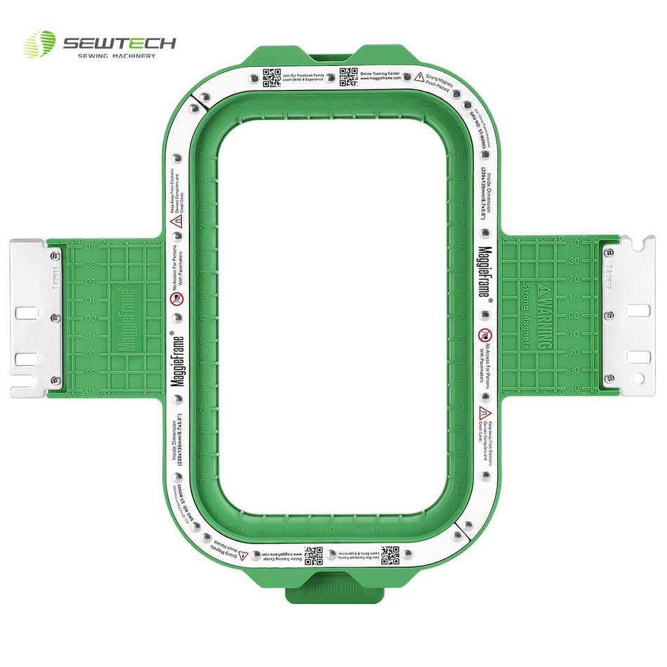 Sew Tech MaggieFrame Magnetic Hoop 220x130mm | 8.7"x5" for Tajima