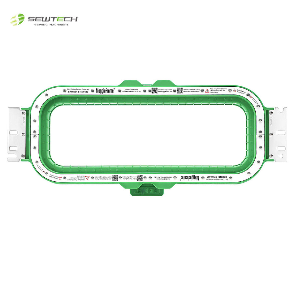 Sew Tech MaggieFrame Magnetic Hoop 100x320mm | 3.9"x12.8" for Happy Japan