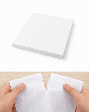 Vorgeschnittenes 2.0 Oz Reißvlies-Stickvlies, 12" x 12", 100 Blätter für 5x7 und 10x10 Stickrahmen