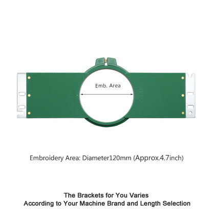Sew Tech Embroidery Hoop 120mm | 4.7" Round for Melco