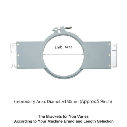 Sew Tech Embroidery Hoop 150mm | 5.9" Round for Ricoma