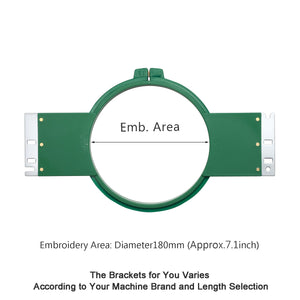 Sew Tech Embroidery Hoop 180mm | 7.1" Round for Melco