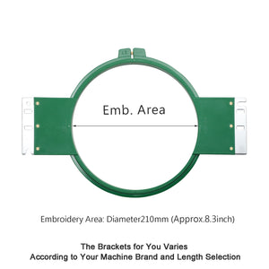 Sew Tech Embroidery Hoop 210mm | 8.3" Round for Melco