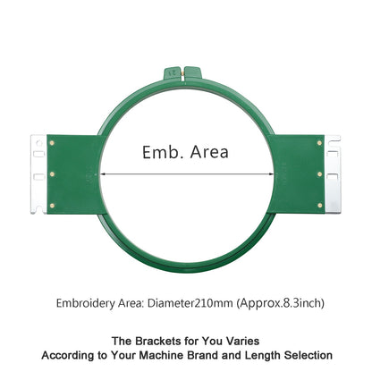 Sew Tech Embroidery Hoop 210mm | 8.3" Round for Melco
