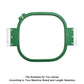 MaggieFrame Tubular Embroidery Hoop 240mm | 9.5" Square for Melco