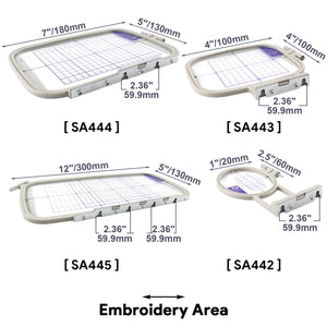 Embroidery Hoop For Baby Lock Ellure Esante & Brother PE700 NV700 PC6500 NS1150E