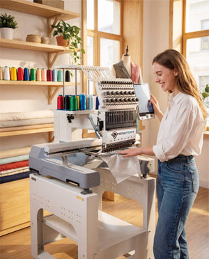 SEWTECH ST-1501 Commercial Embroidery Machine, 15 Needles, 600×400mm (23.6×15.7 in)
