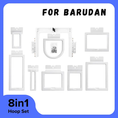 Sew Tech 8-in-1 Fast Magnetic Embroidery Hoop Fits Barudan