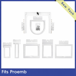 SEWTECH 6in1 Magnetic Embroidery Hoop Set – Fast Magna Hoop Fits Proemb