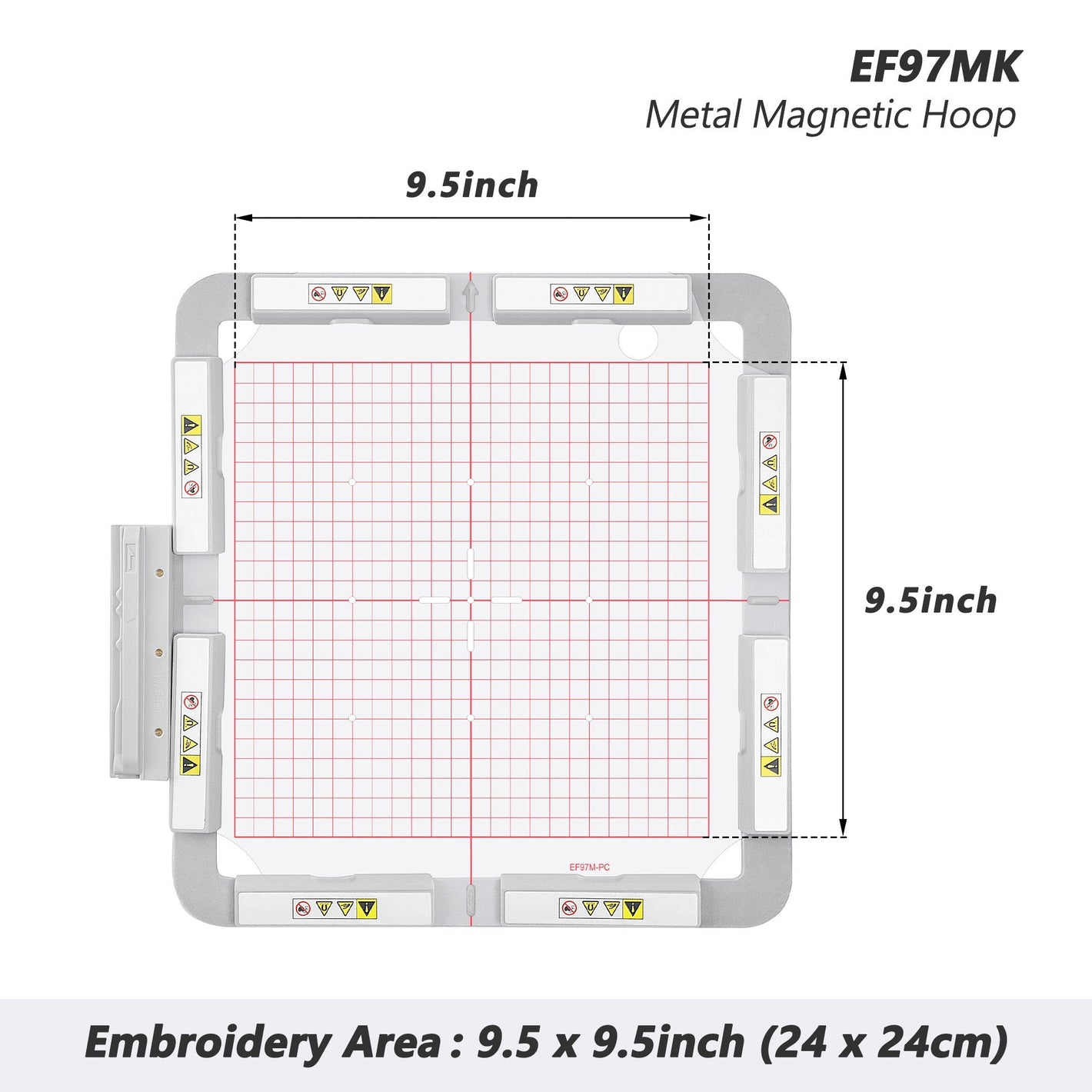 Magnetic Embroidery Hoop for Brother XV8500D XE1 XP1 etc. Babylock Destiny Solaris Embroidery Machine