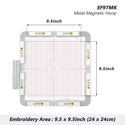 Magnetic Embroidery Hoop for Brother XV8500D XE1 XP1 etc. Babylock Destiny Solaris Embroidery Machine