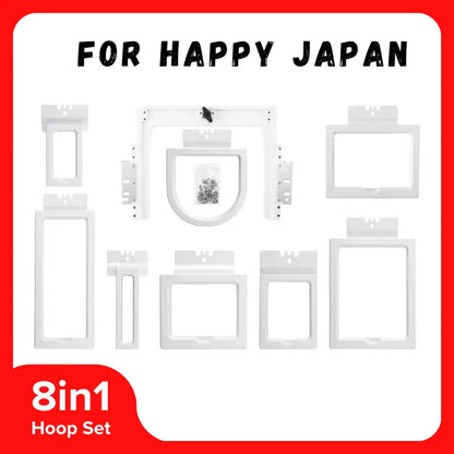 Sew Tech 8-in-1 Fast Magnetic Embroidery Hoop Fits Happy Japan