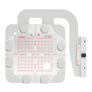 Sew Tech Magnetic Embroidery Hoop for Janome MC400E MC450E MC500E MC550E | JA438M - 3.9" x 3.9" (100x100mm) with Round Magnets
