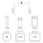 Sew Tech 6-in-1 Fast Magnetic Embroidery Hoop Fits Elna eXpressive 940 970