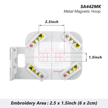 Magnetic Embroidery Hoop for BabyLock Accord Bloom Esmore Ellure (BLR) Domestic Embroidery Machines