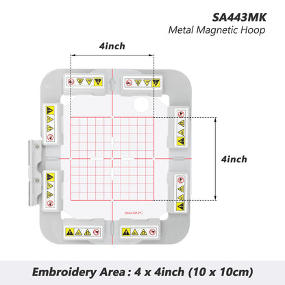 Magnetic Embroidery Hoop for Brother PE900 SE2000 PE800 SE1900 etc. Innov-is Embroidery Machine