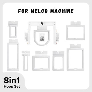 Sew Tech 8-in-1 Fast Magnetic Embroidery Hoop Fits Melco
