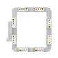 Magnetic Hoop (Long-bar Magnets) for Pfaff Creative Sensation Vision | Metal Magnet Embroidery Machine Sash Frame | 4.72x4.72"