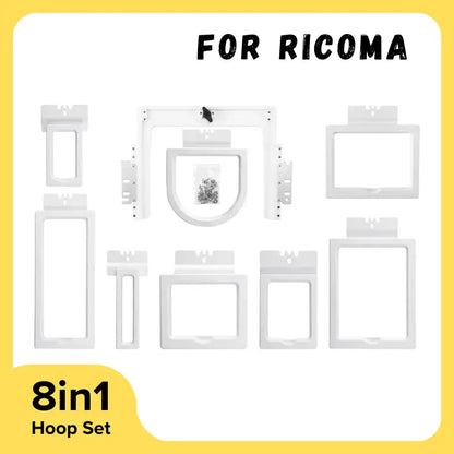 Sew Tech 8-in-1 Fast Magnetic Embroidery Hoop Fits Ricoma