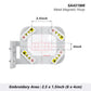 Magnetic Embroidery Hoop for Brother SE600 SE625 SE700 LB5000 NS1750D PE535 PE550D PE545 etc
