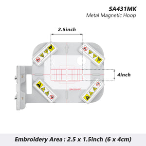 Magnetic Embroidery Hoop for Brother SE600 SE625 SE700 LB5000 NS1750D PE535 PE550D PE545 etc
