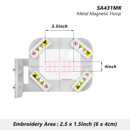 Magnetic Embroidery Hoop for Brother SE600 SE625 SE700 LB5000 NS1750D PE535 PE550D PE545 etc