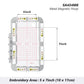 Magnetic Embroidery Hoop for Brother SE600 SE625 SE700 LB5000 NS1750D PE535 PE550D PE545 etc