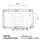Magnetic Hoop Set for Brother SE600 PE550D SE700 PE535 SE400 PE525 PE540D PE500 SE625 SE425 Innovis, Metal Magnet Embroidery Machine Sash Frames