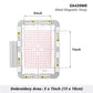 Magnetic Embroidery Hoop for Brother NQ1700E NQ1600E VM5200 VE2300 etc. Innov-is BabyLock Embroidery Machine
