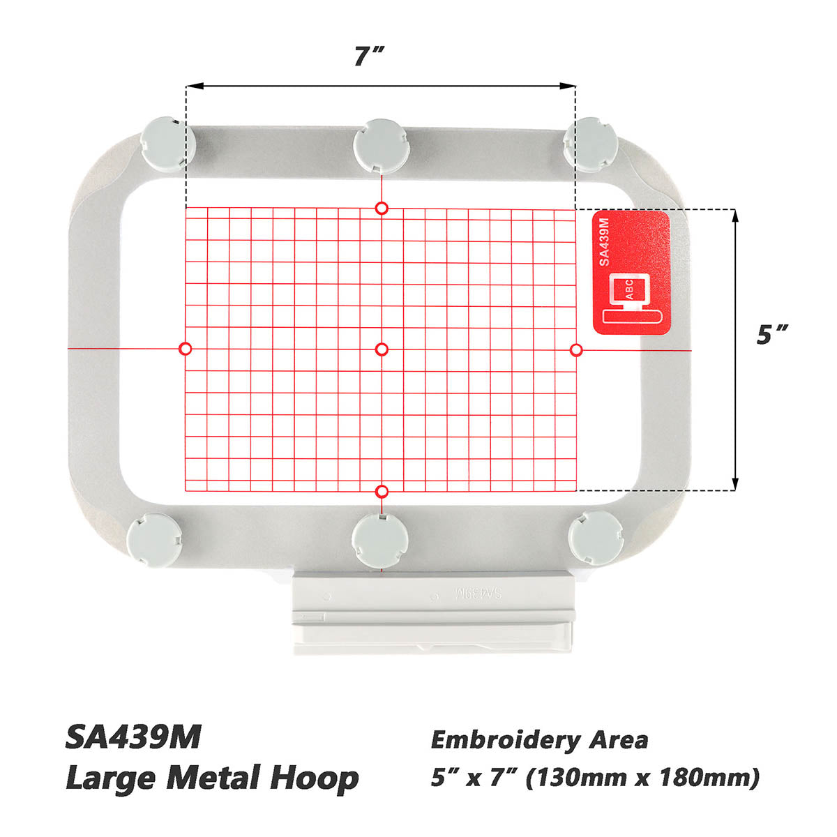 Magnetic Hoop Set for Brother Innov-ís, BP, Essence, Metal Magnet Embr