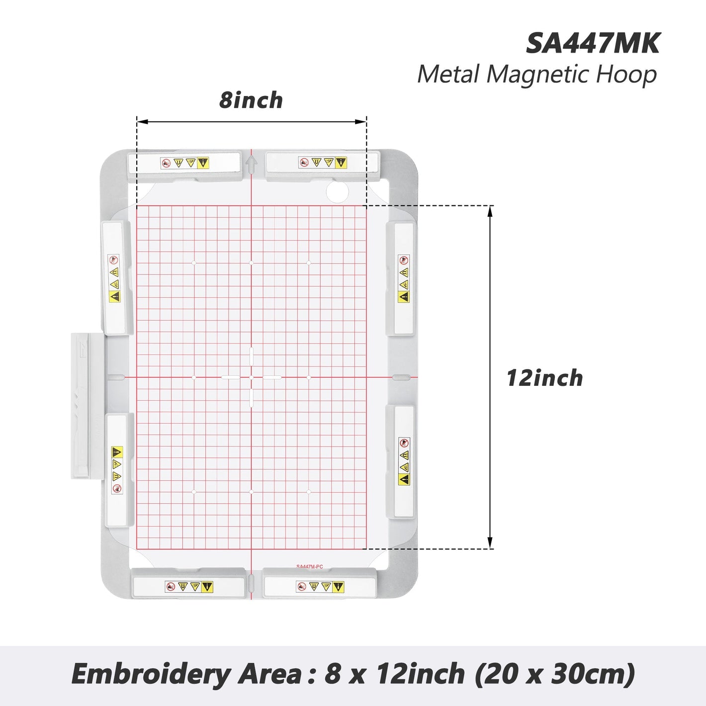 Magnetic Embroidery Hoop for Baby Lock Solaris Destiny Ellisimo Pathfinder Aerial Altair Meridian etc