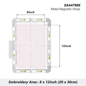 Magnetic Embroidery Hoop for Baby Lock Solaris Destiny Ellisimo Pathfinder Aerial Altair Meridian etc