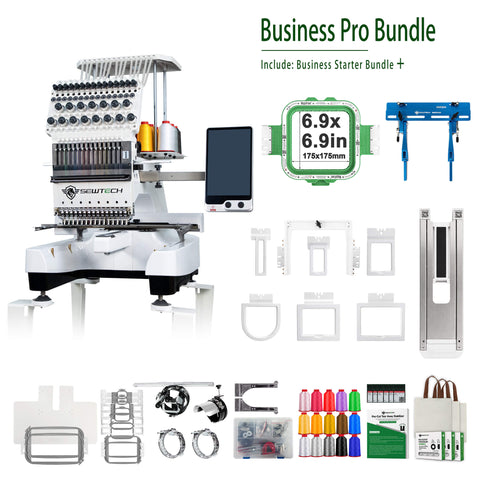 SEWTECH SC-1501 Gewerbliche Stickmaschine – Paket 02