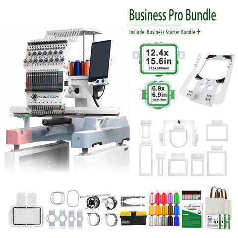 Pacote 02 da máquina de bordar comercial SEWTECH ST-1501