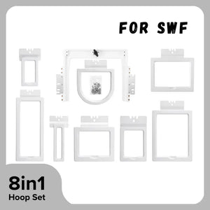 Sew Tech 8-in-1 Fast Magnetic Embroidery Hoop Fits SWF