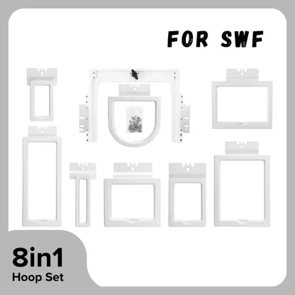 Sew Tech 8-in-1 Fast Magnetic Embroidery Hoop Fits SWF