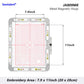 Magnetic Hoop for Poolin EOC06, Metal Magnet Embroidery Machine Sash Frames