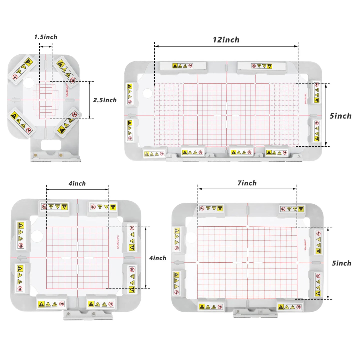 Magnetic Embroidery Hoop for BabyLock Accord Bloom Esmore Ellure (BLR) Domestic Embroidery Machines