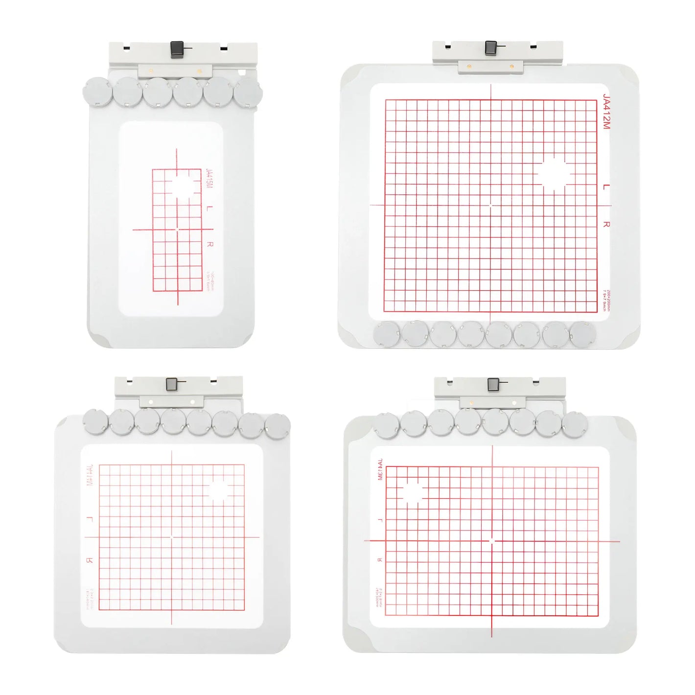 Sew Tech Magnetic Hoop for Janome Memory Craft 400E 450E 500E 550E | Round Magnet Blocks