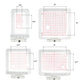 Sew Tech Magnetic Hoop for Janome Memory Craft 400E 450E 500E 550E | Round Magnet Blocks