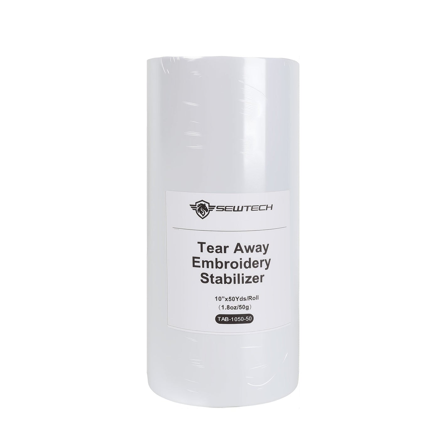 Tear Away Embroidery Stabilizer Backing | Friendly Material for Hats, Denim, Canvas - Clean Tear, Low Residue -10"x 50yd / 12"x 50yd
