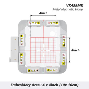Magnetic Hoop Frame for Husqvarna Viking Ruby, Topaz & Jade etc. Embroidery Machine
