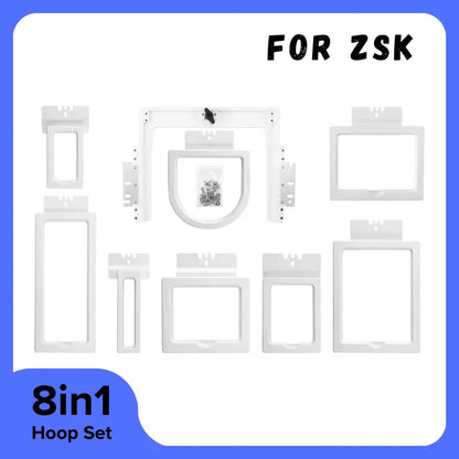 Sew Tech 8-in-1 Fast Magnetic Embroidery Hoop Fits ZSK